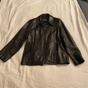 Vintage banana republic leather jacket size S